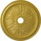 Ekena Millwork Winsor Ceiling Medallion (Fits Canopies up to 4"), Hnd-Painted Rich Gold, 27 1/2"OD x 4"ID x 1 1/2"P CM27WIRGS - alternate 1